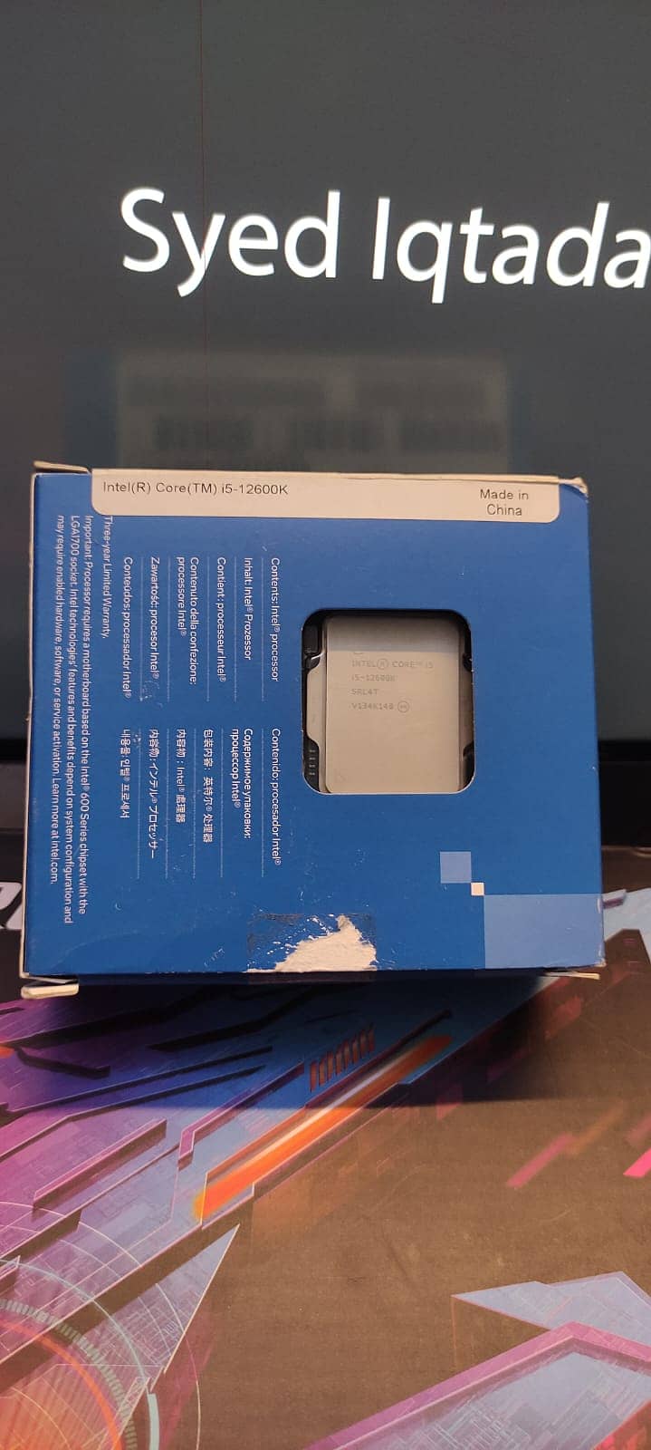 12th generation core i5 12600k Processor with box 1