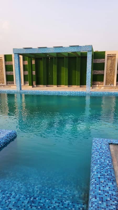 farm house with swimming pool for rent 4