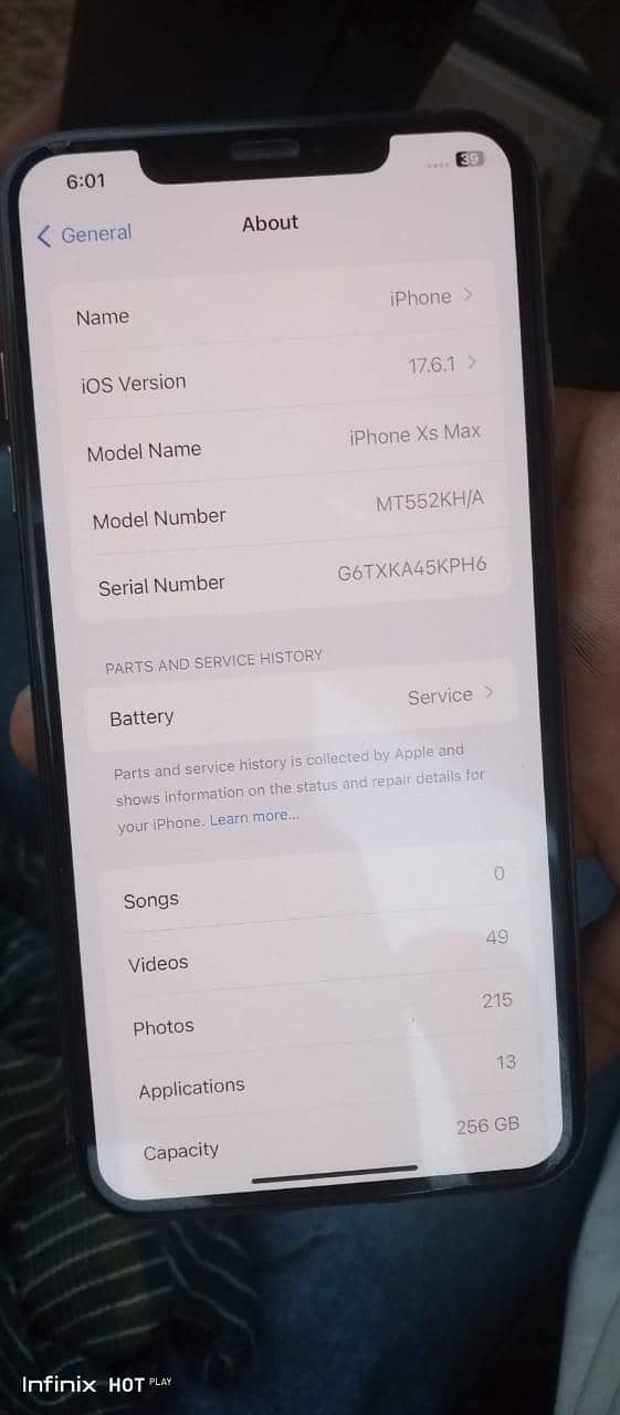 iPhone XS Max non pta 256gb 2