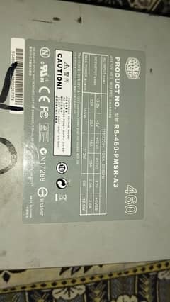 Coolermaster Powersupply 460 Watts PSU / Good condition