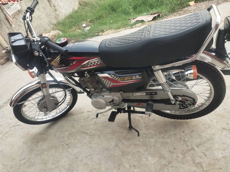 Honda CG 125 2024 lash candishan hi 1143. KM used only 2