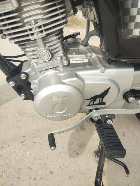 Honda CG 125 2024 lash candishan hi 1143. KM used only 10