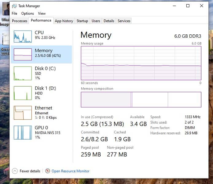 Hp desktop core i 3 3rd gen 10