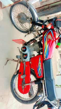 Honda 125 Red Color Total Genuine for sale in Faisalabad