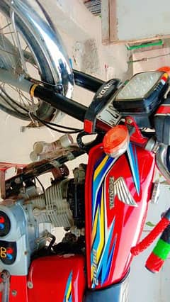 Honda 125 Red Color Total Genuine for sale in Faisalabad