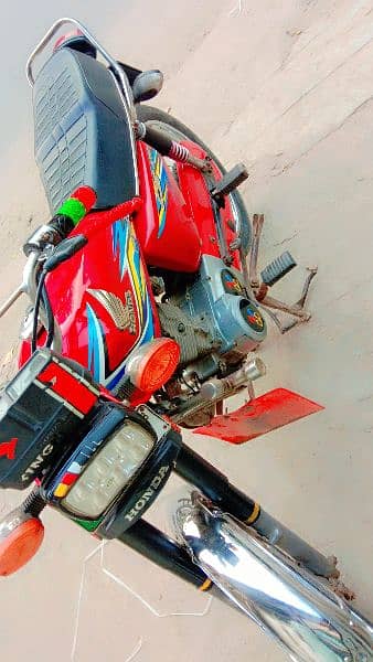 Honda 125 Red Color Total Genuine for sale in Faisalabad 5