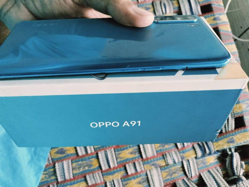 Oppo a91 complete box 8gb 128gb 2