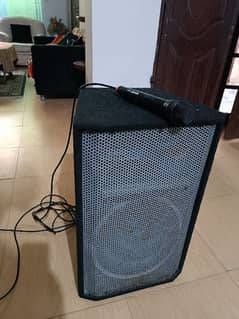 Big woofer speaker with mic