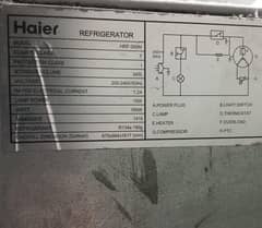 Haier fridge model # HRF-350M