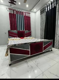 Stainless Steel Double Bed|Furniture