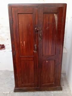 wooden wardrobe