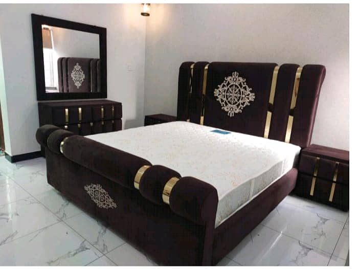 polish bed /double bed / side poshish bed / king size bed / bed set 16