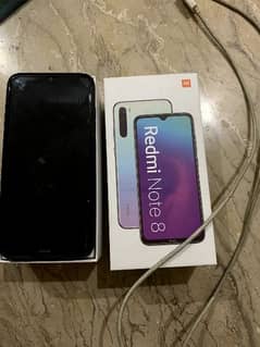 Redmi Note 8 With Box And Charge all Accessories O3321O4O2O8