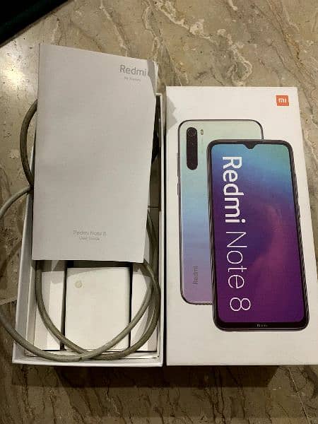 Redmi Note 8 With Box And Charge all Accessories O3321O4O2O8 13