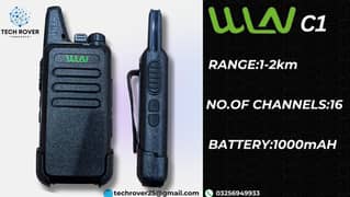 Walkie Talkie | WLN | C1 | Wireless | Two Way Radio