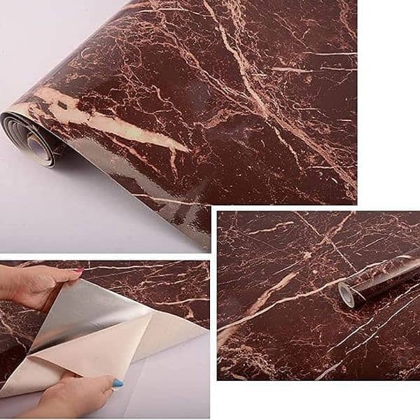 Self Adhesive Black & White Marble Sheet for Kitchen |

*Rate 350* 1