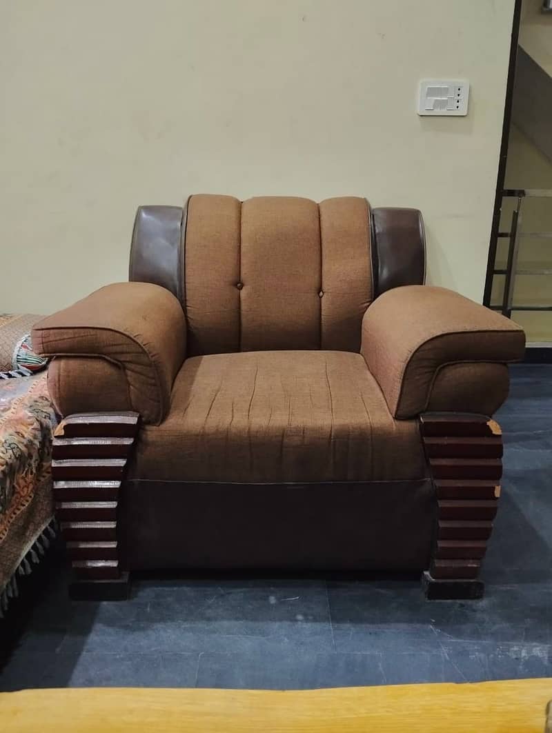 Sofa Set/Wooden Sofa/5 seater sofa/Poshish sofa/Furniture 2