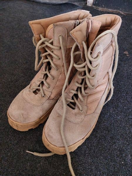 Men's Long Combat Swat Shoes 1