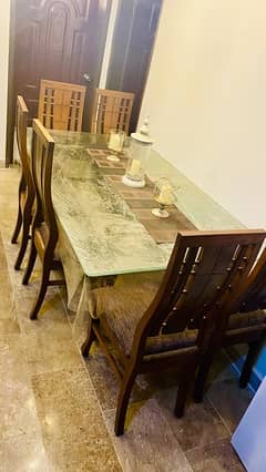 6 seater dining table