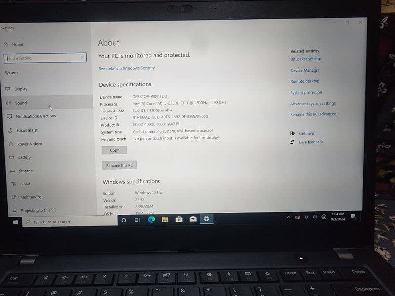 Lenovo T480s 7