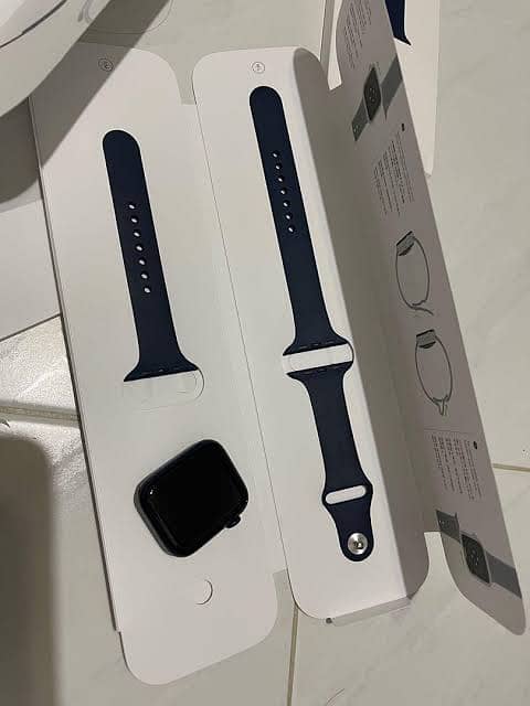 Apple watch series 6 navy blue color 44mm with full box 1