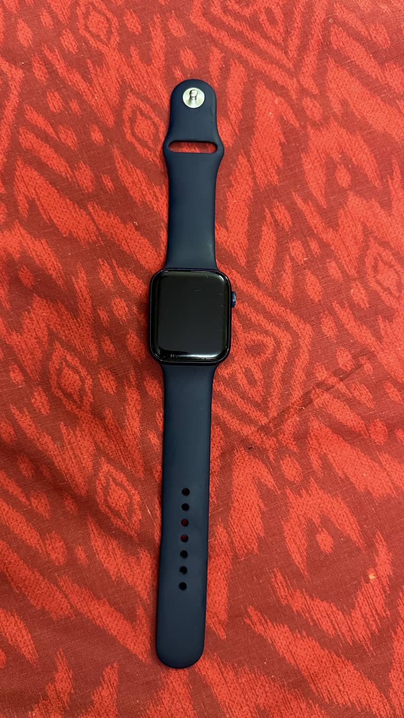 Apple watch series 6 navy blue color 44mm with full box 2