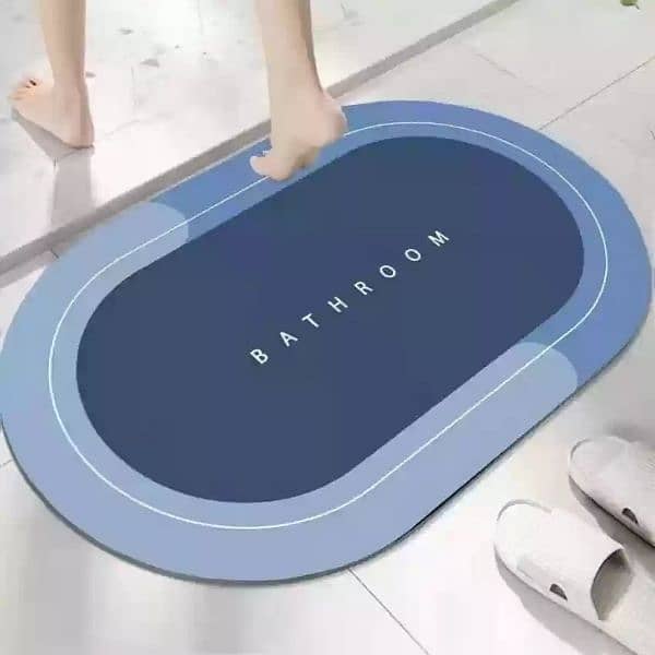 anti slip water absorbent bathroom mat 1