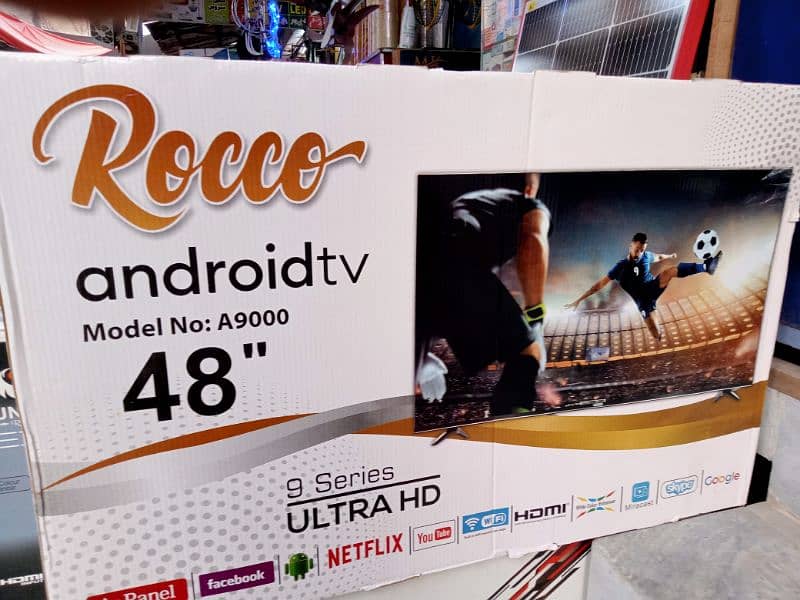 03127676553. . . . . 43" Android led Tv YouTube Netflix mobile shering 1