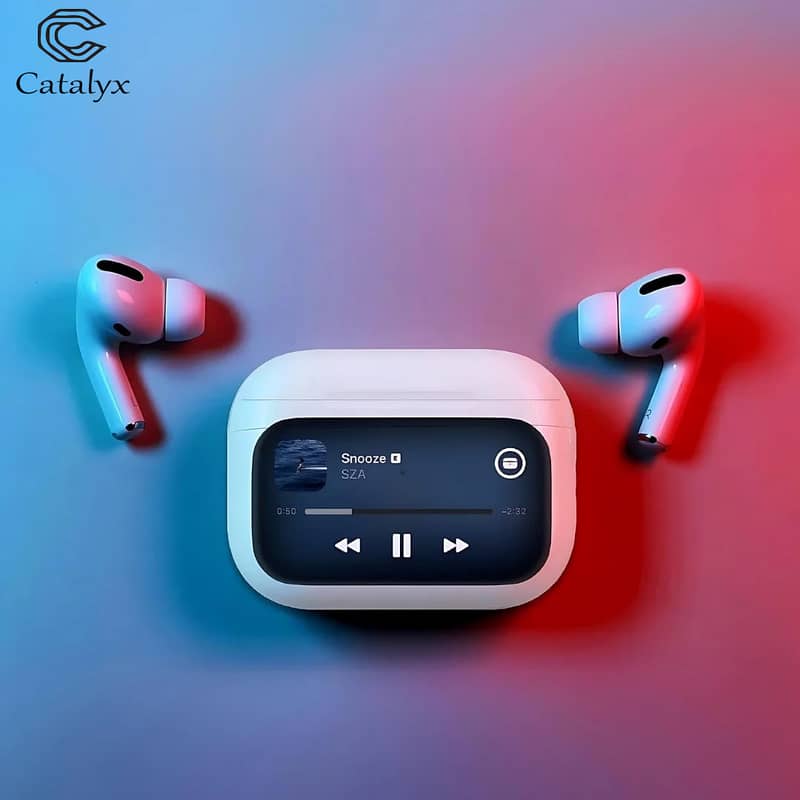 Airpods Pro with Touch Screen Display - ANC and ENC Wireless Earbuds 0