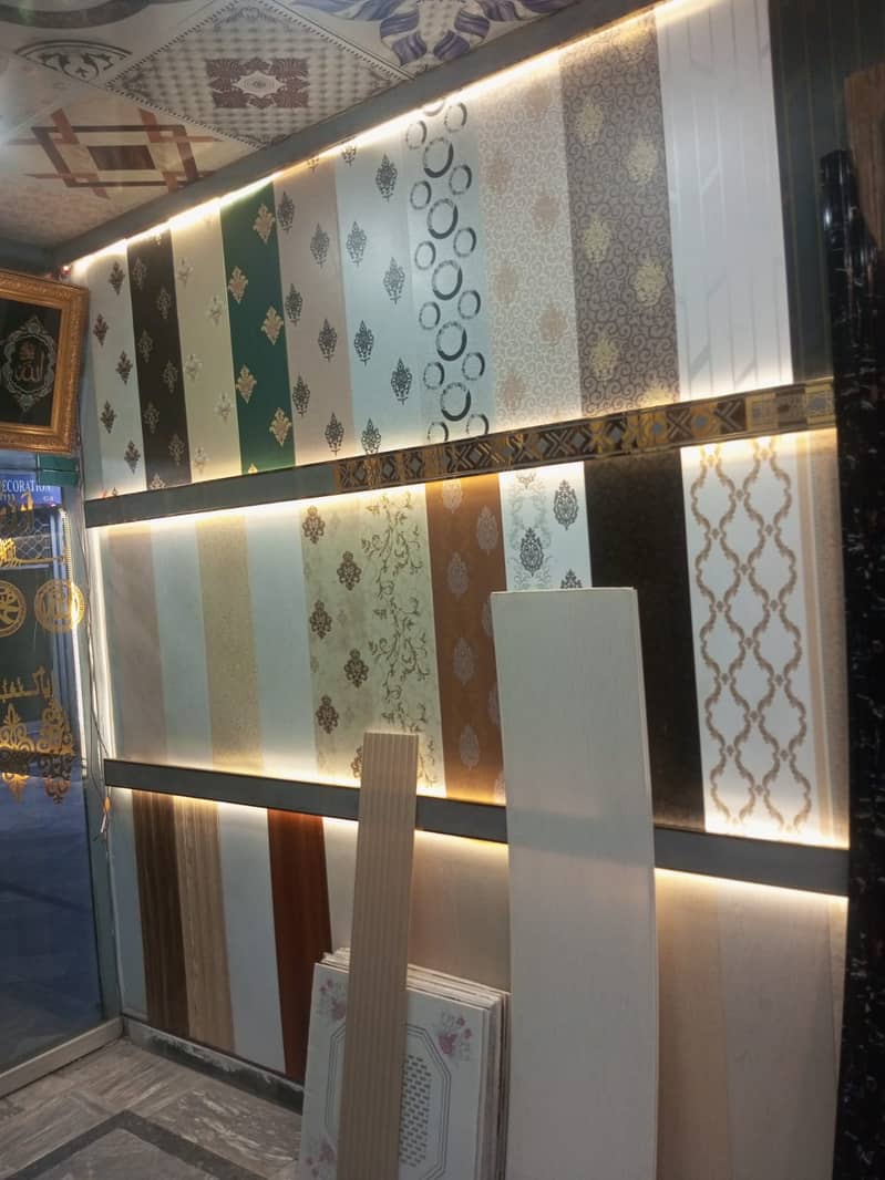 Wpc wall panel/Pvc wall panel/Gypsum ceiling/Wall Paper/fency ceiling 1