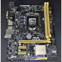 ASUS H81M-E MOTHERBOARD 4TH GENERATION with Combo I5 Processor 0