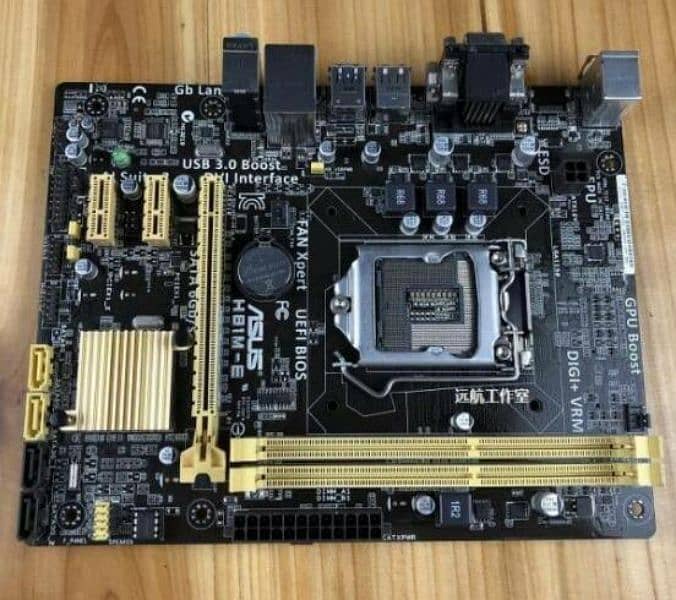 ASUS H81M-E MOTHERBOARD 4TH GENERATION with Combo I5 Processor 1