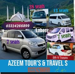 Rent for Apv 7 seat grand cabin 13 seat  0332 4266899  0300 8124381