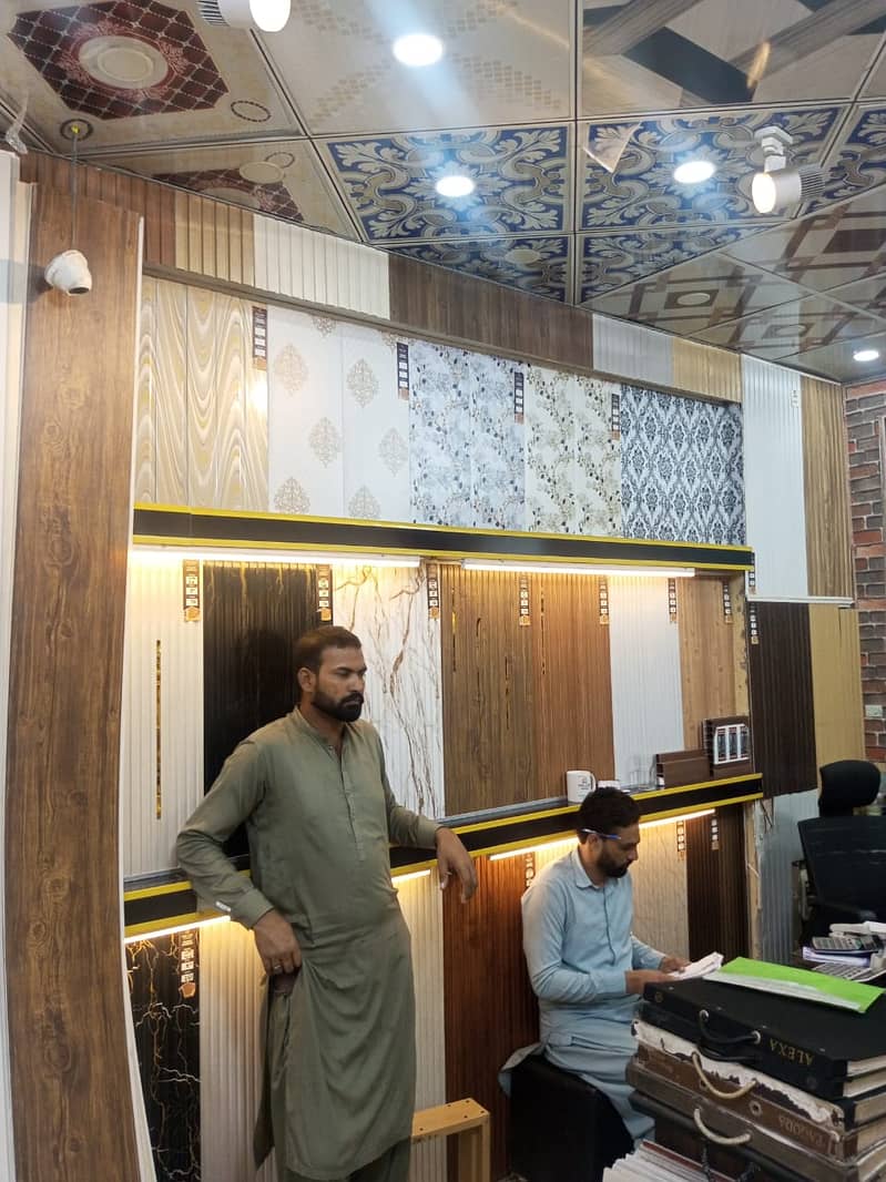 Wooden PVC Panels/PVC wall Panels/Wpc Wall Panels/PVC Panels office 2