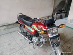 Honda CD 70 2023 Model RED Colour Lush Condition