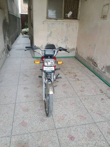 Honda CD 70 2023 Model RED Colour Lush Condition 7