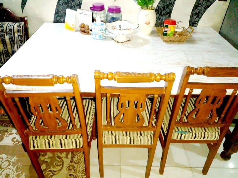 6 seater sheesham dining table 14