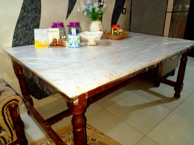 6 seater sheesham dining table 17