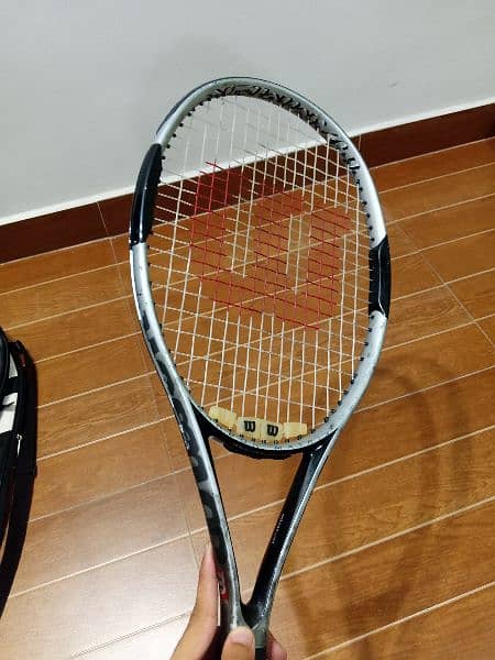 TENNIS RACKETS BABOLAT & WILSON RACKETS/ PRISTINE CONDITION 9