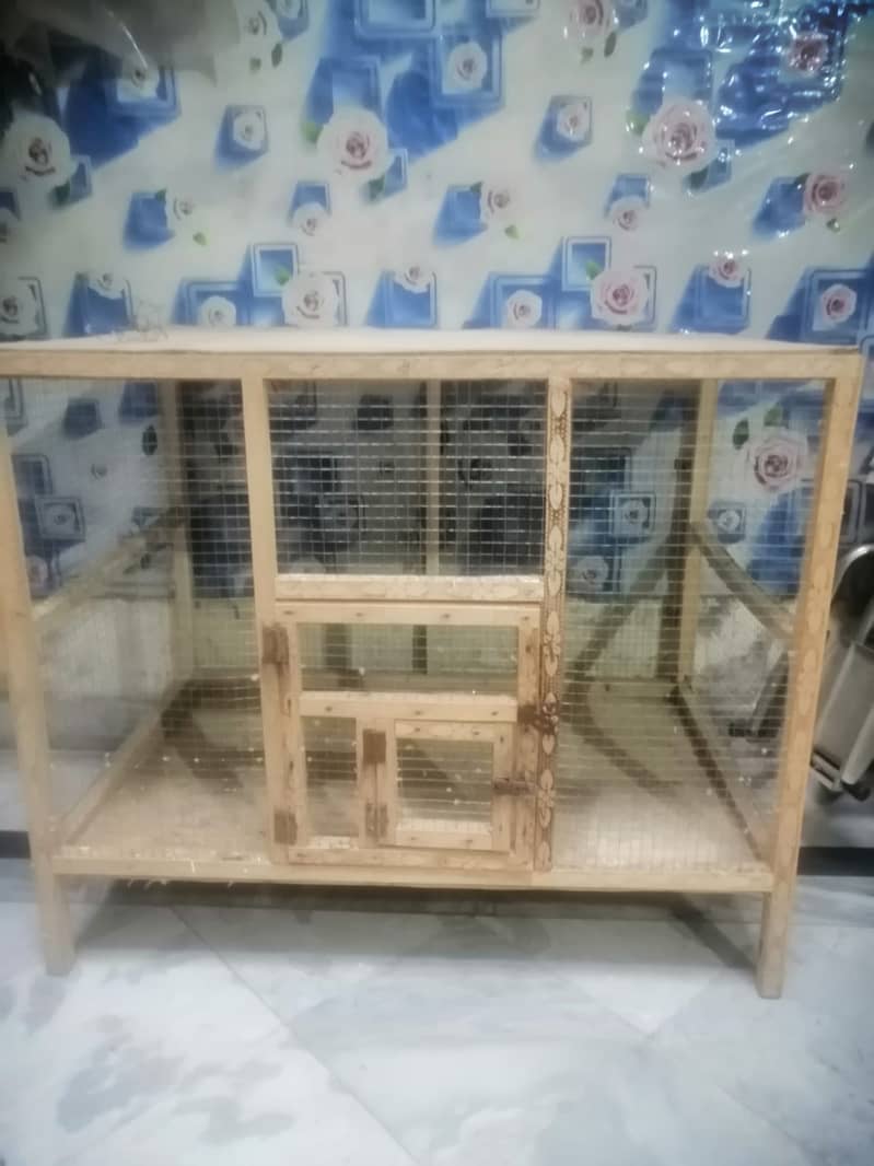 Solid Wood Cage 3