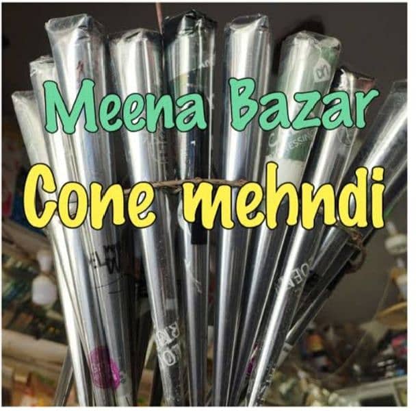 Meena Bazar cone mehndi 0