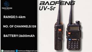 Walkie Talkie | Baofeng | UV-5r | Wireless | Two Way Radio 0