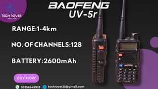 Walkie Talkie | Baofeng | UV-5r | Wireless | Two Way Radio 0