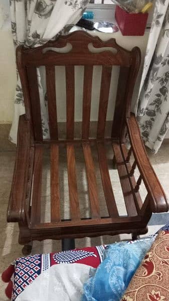 wooden sofa set urgent sale 1