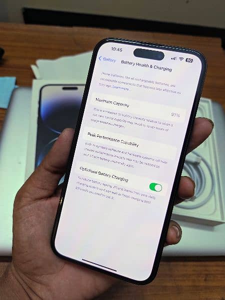 iPhone 14 Pro Max 128gb Pta Approved Complete Box 10