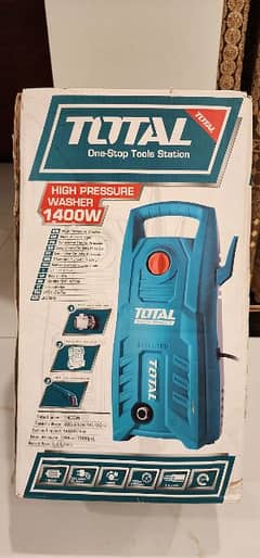 TOTAL High-Pressure Washer (130 Bar) – 1400W – TGT11316