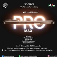 iPhone 16 Pro Max 256Gb