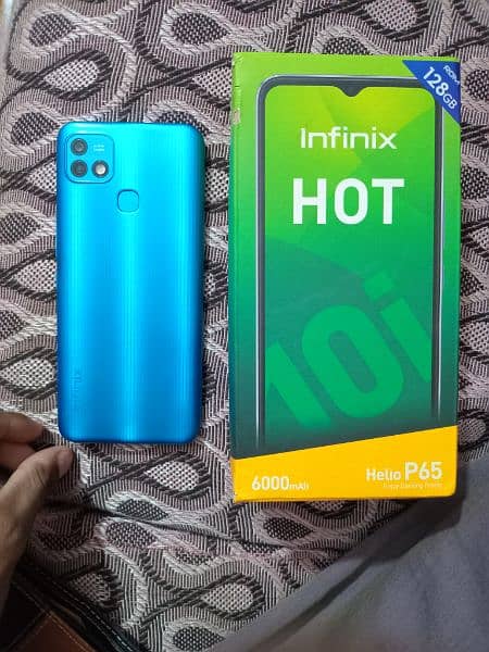 infinix hot 10i 4gb 128gb with box 4