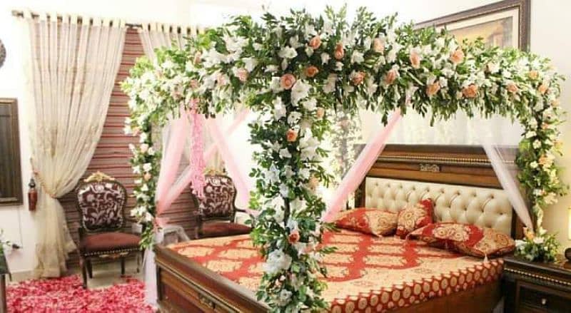 Decore rooms,cars and halls from fresh flowers and artificial flowers 6