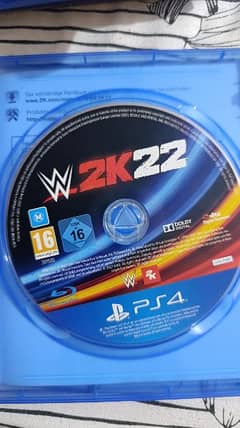 WWE 2K22 for PS4.